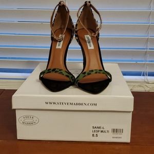 Steve Madden Muti-Leopard Sandals